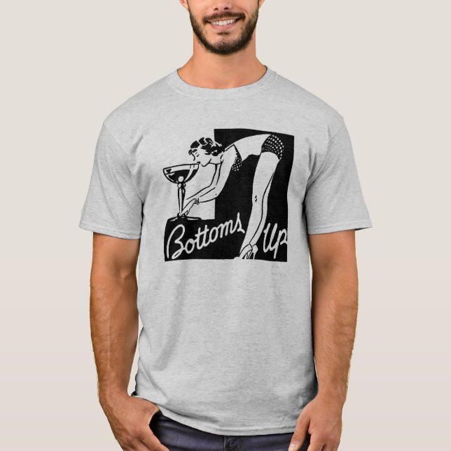T-shirt Nightclub Bar Girl vintage (Devant)
