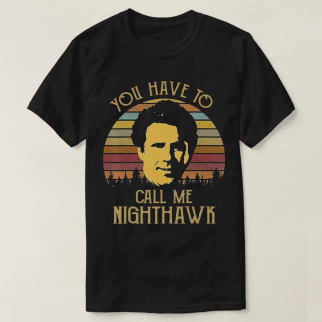 T-shirt Nighthawk de l'appel vintage (Design devant)