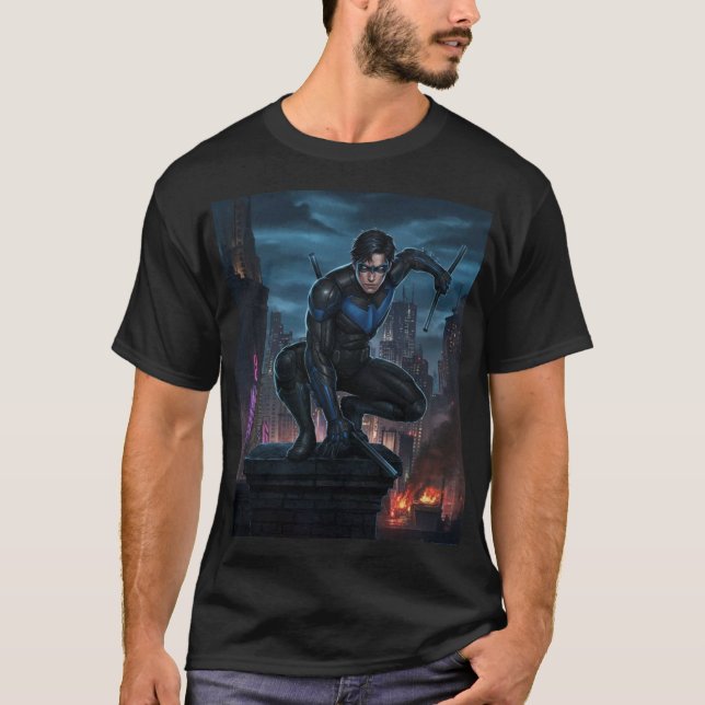 T-shirt Nightwing – Guardian of Blüdhaven (Devant)