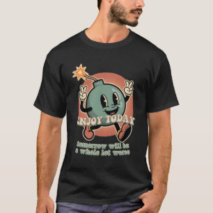 T-shirt Nihilisme de la grenade à laine de laine de laine