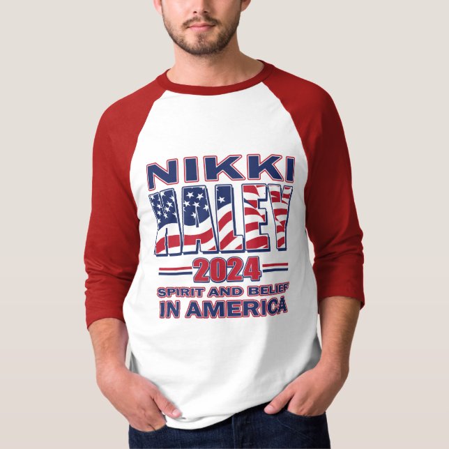T-shirt Nikki Haley présidente (Devant)