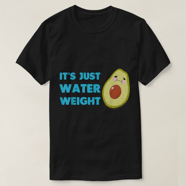 T-shirt Nikocado Avocado sa juste alimentation en poids d' (Design devant)
