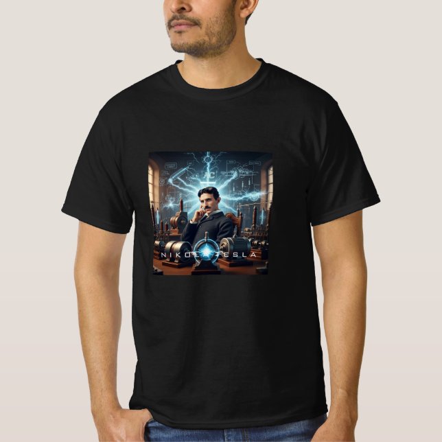 T-shirt Nikola Tesla (Devant)