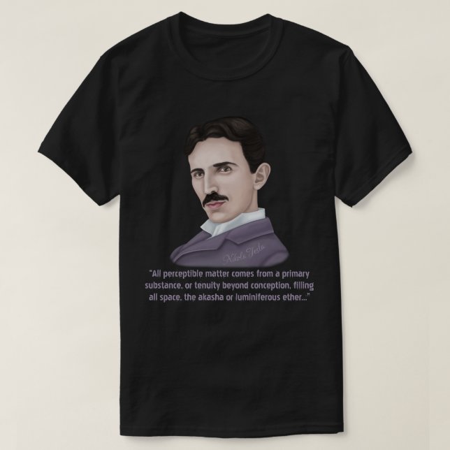 T-shirt Nikola Tesla (Design devant)
