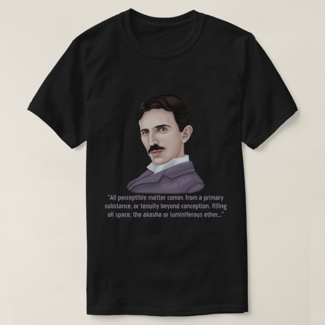 T-shirt Nikola Tesla (Design devant)