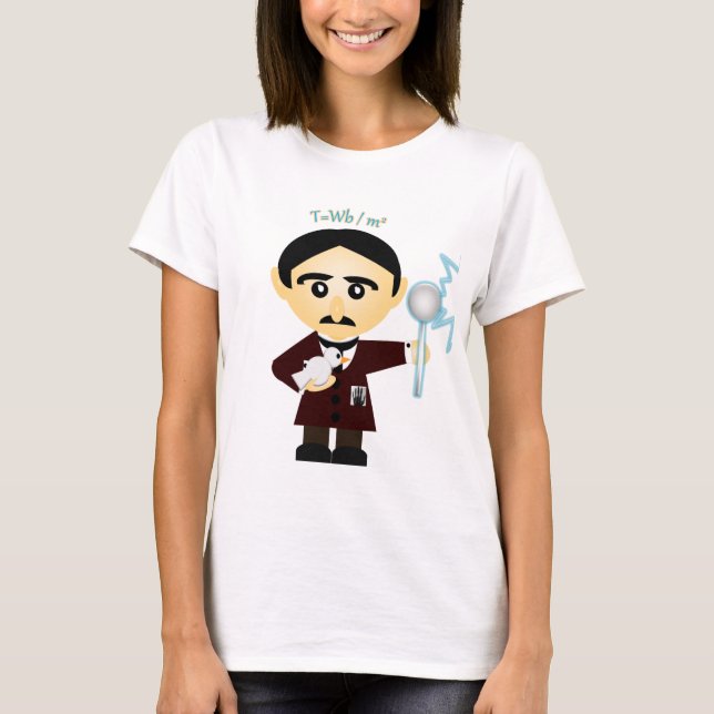 T-shirt Nikola Tesla (Devant)