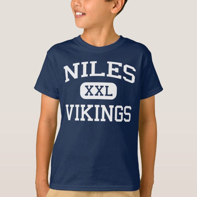 T-shirt Niles - Vikings - lycée - Niles Michigan (Devant)