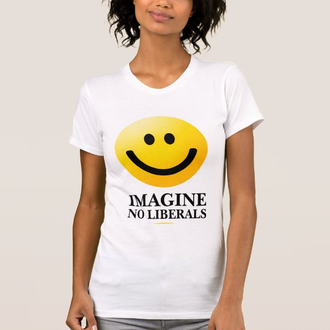 T-shirt N'imaginez aucun libéral (Devant)