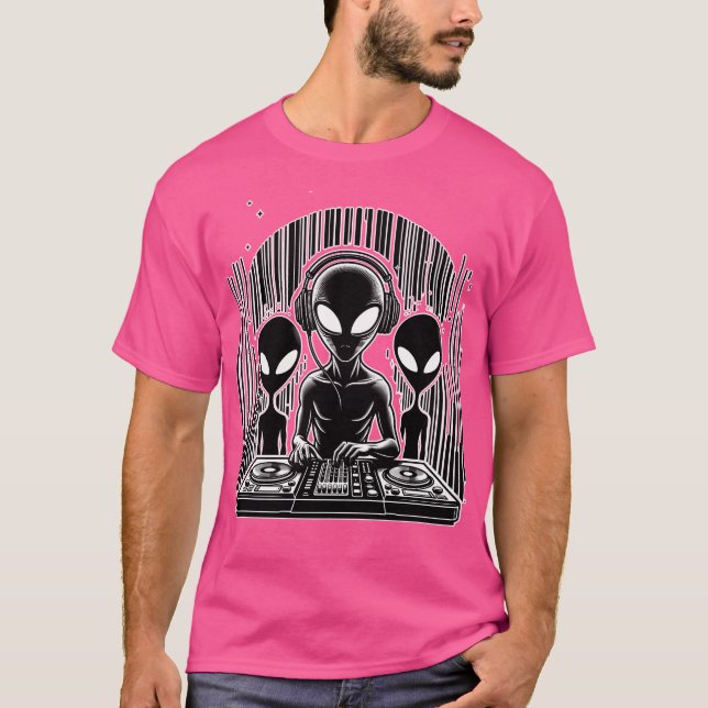 T-shirt N'Importe Où Mais Ici Shirtufo Chemise Alien Espac (Devant)