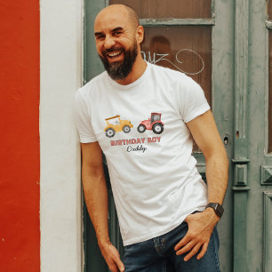 T-shirt N'importe quel âge Watercolor tracteur