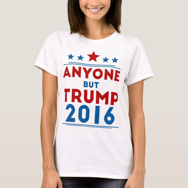 T-shirt N'importe qui mais atout 2016 (Devant)
