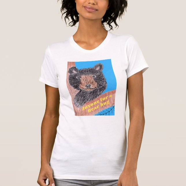 T-shirt N'importe qui pour un ours serré (Devant)