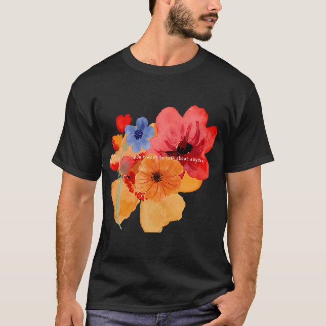 T-shirt n'importe quoi - conception de paroles inspirée d' (Devant)