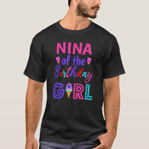 T-shirt Nina De L'Anniversaire Grandma Crème Glace Premier