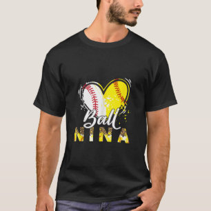 T-shirt Nina des deux baseball Softball Sport correspondan