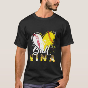 T-shirt Nina des deux baseball Softball Sport correspondan