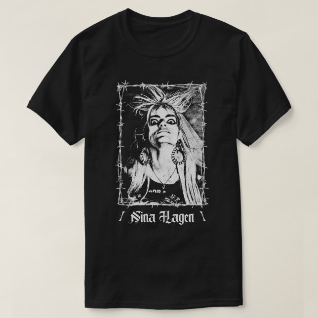 T-shirt Nina Hagen Design de ventilateur (Design devant)