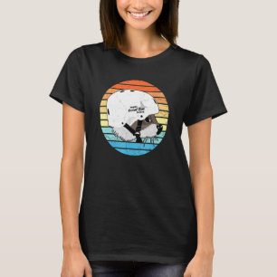 T-shirt Ningaloo Surf Raccoon Coucher de soleil Vintage