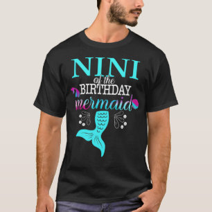 T-shirt Nini De L'Anniversaire De La Famille Correspondant