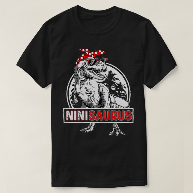 T-shirt Ninisaurus T Re Dinosaur Drôle Nini Saurus (Design devant)