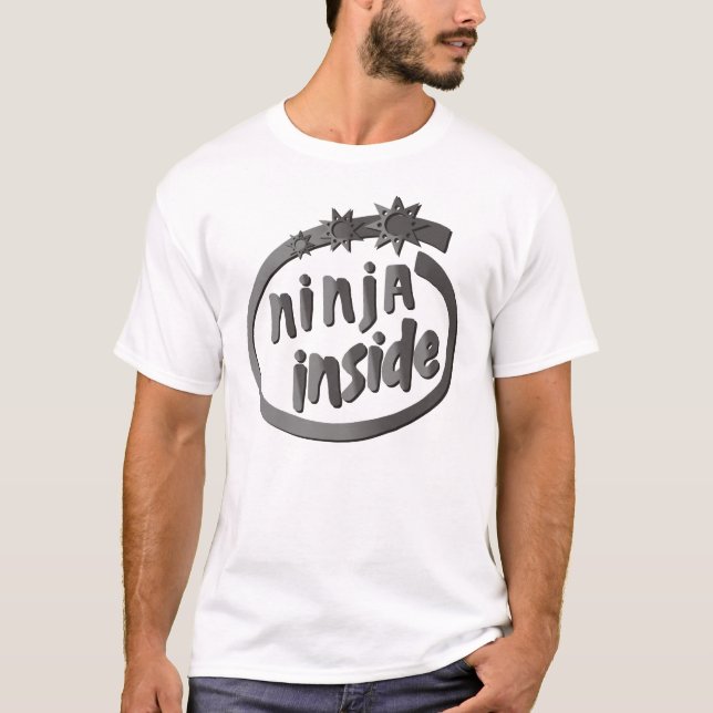 T-shirt Ninja à l'intérieur ! (Devant)