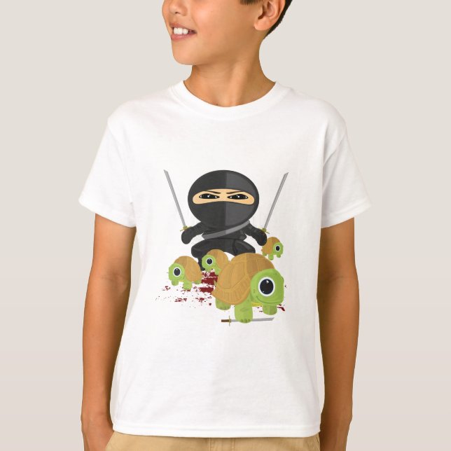 T-shirt Ninja avec tortues (Devant)