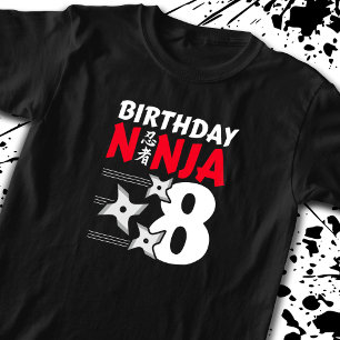 T-shirt Ninja Birthday Party