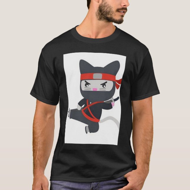 T-shirt Ninja Chat si mignon2398png2398 (Devant)