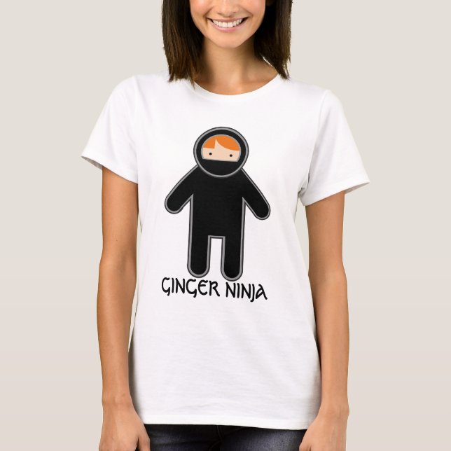 T-SHIRT NINJA DE GINGEMBRE (Devant)