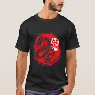 T-shirt Ninja Dragon Japonais Oriental Sun Art japonais