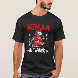 T-shirt Ninja En Formation Pour Les Enfants Shinobi Karate
