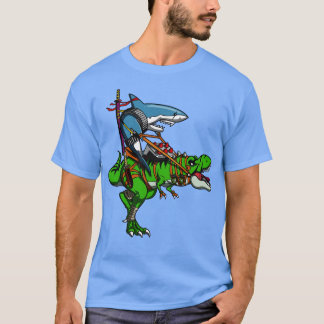 T-shirt Ninja équitation TRex Dinosaur