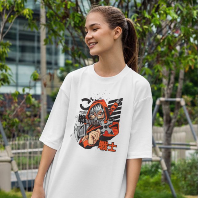 T-shirt Ninja Girl (Créateur téléchargé)