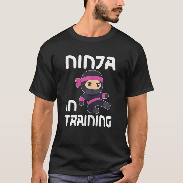 T-shirt Ninja Girl In Training (Devant)