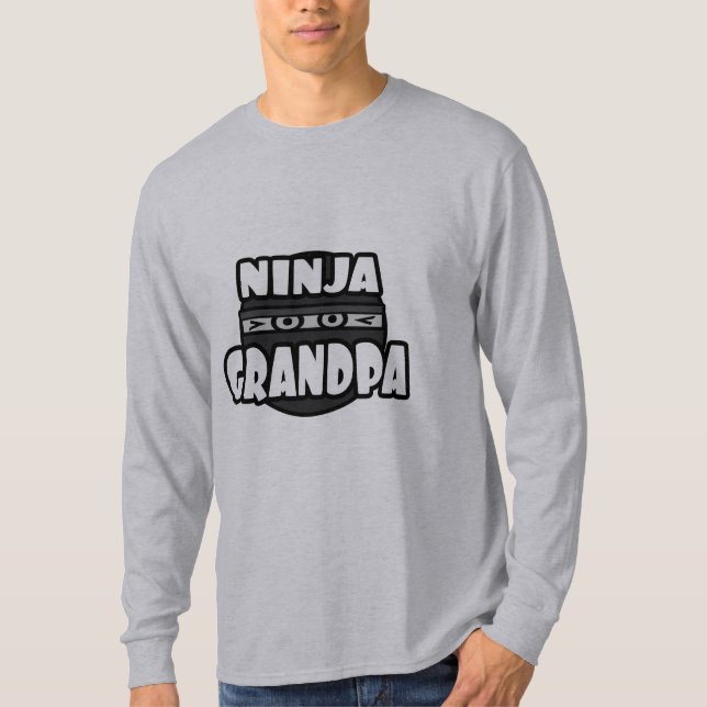 T-shirt Ninja Grand-pa (Devant)