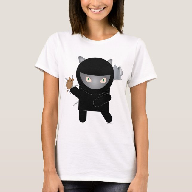 T-shirt ninja kitty cat (Devant)