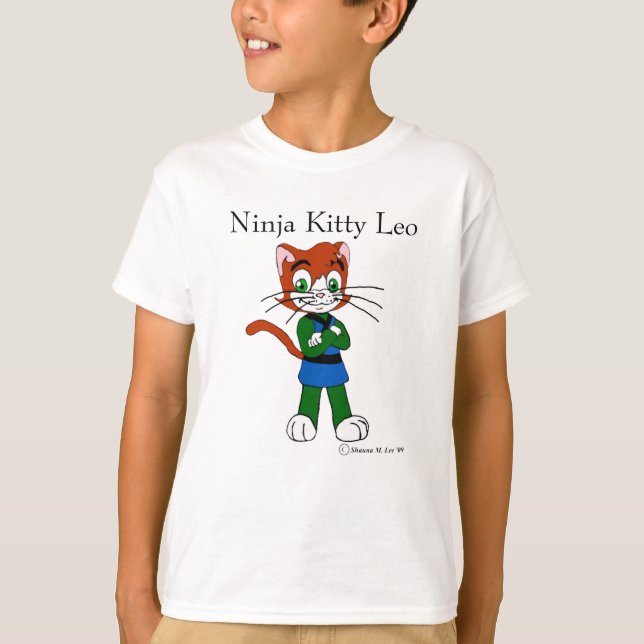 T-shirt Ninja Kitty Lion (Devant)