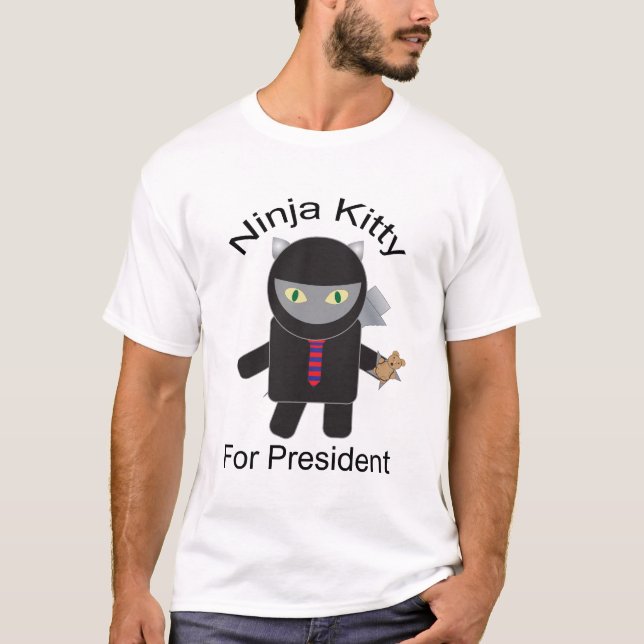 T-shirt Ninja Kitty, Présidente Shirt (Devant)