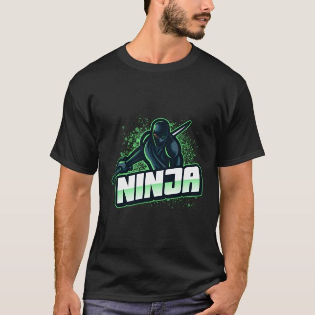 T-shirt Ninja Les Éléments De La furtivité (Devant)
