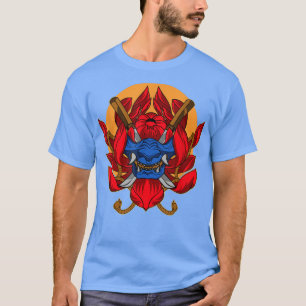 T-shirt Ninja Mask Sword Japon Samouraï Katana War