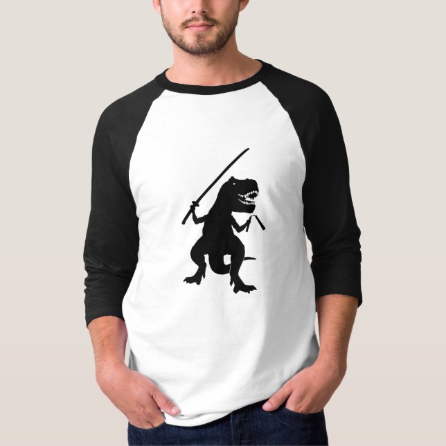 T-shirt Ninja Nicky T-Rex (Devant)