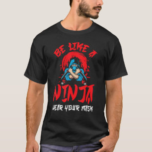 T-shirt Ninja Ninjutsu Shaolin Shuriken Katana Sword Spy S