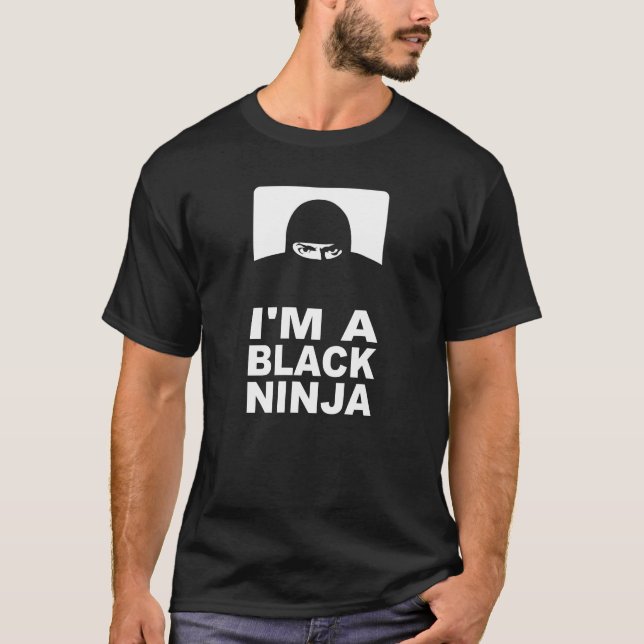 T-shirt Ninja noir (Devant)