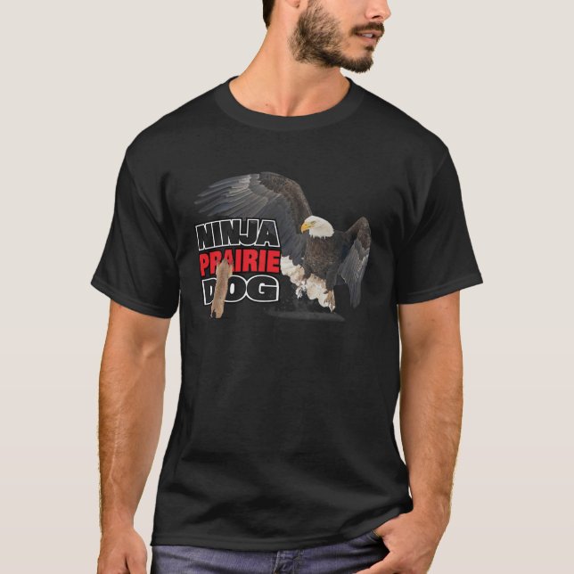 T-shirt Ninja Prairie Dog Comedy Photographie de la faune  (Devant)