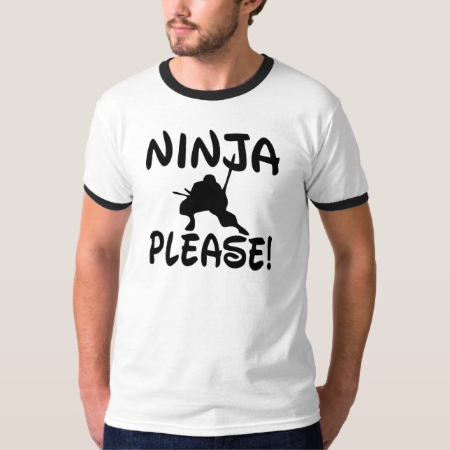 T-shirt Ninja S'Il Vous Plaît ! (Devant)