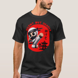 T-shirt Ninja Silent mais meurt