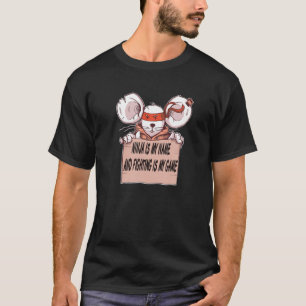 T-shirt Ninja Souris Drôle Guerrier Et Combattants Sport C