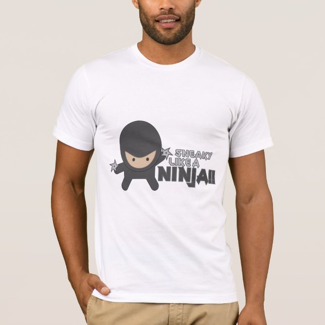 T-shirt Ninja sournois (Devant)