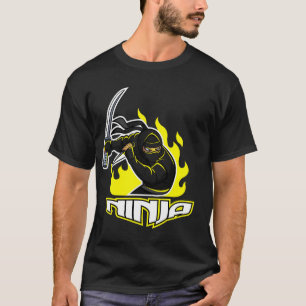 T-SHIRT NINJA TRÈS AMUSANT