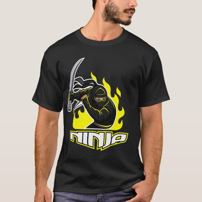 T-SHIRT NINJA TRÈS AMUSANT (Devant)